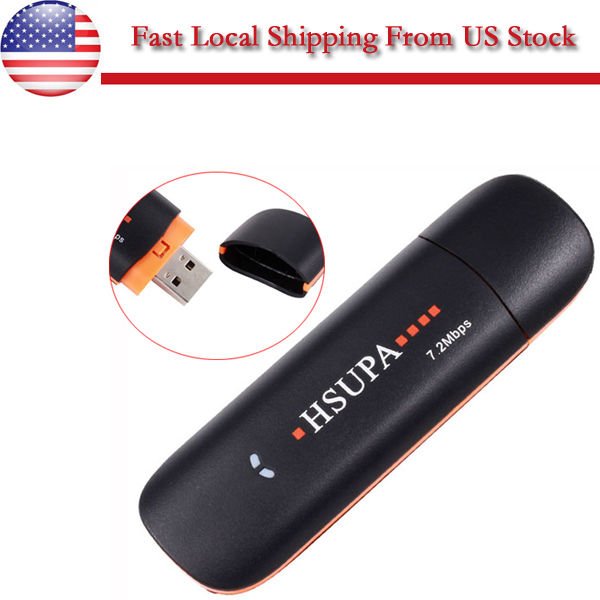 USB 2.0 7.2Mbps Modem TF Card Adapter SIM SD Wireless 3G Network Dongle HSDPA US