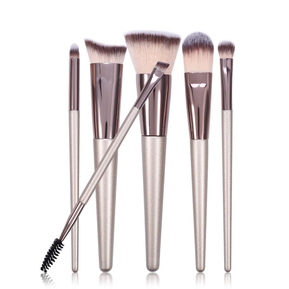 Soft Eye Shadow Tools Cosmetic Beauty 6 Pcs Foundation Makeup Brushes Eyebrow LY