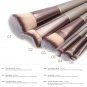 Soft Eye Shadow Tools Cosmetic Beauty 6 Pcs Foundation Makeup Brushes Eyebrow LY