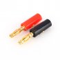 20pcs/set Gold Plated Audio Speaker Wire Cable Banana Plug Connector Adapter 4mm
