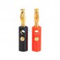 20pcs/set Gold Plated Audio Speaker Wire Cable Banana Plug Connector Adapter 4mm