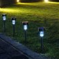10 Pack Outdoor Stainless Steel Led Solar Power Lights Lawn Landscape Path Light