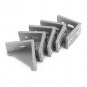 5/10pcs Set Grey Aluminum L Shape Brace Corner Joint Right Angle Shelf Bracket e