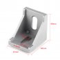 5/10pcs Set Grey Aluminum L Shape Brace Corner Joint Right Angle Shelf Bracket e