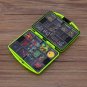 10 PCS Fishing Tool Set Tackle Box Loaded Lure Bait Hooks Sinker 24 Compartments