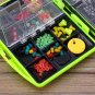 10 PCS Fishing Tool Set Tackle Box Loaded Lure Bait Hooks Sinker 24 Compartments