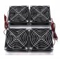 Semiconductor Refrigeration Radiator Thermoelectric Peltier Cooler Plate + 4 Fan
