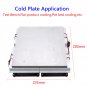 Semiconductor Refrigeration Radiator Thermoelectric Peltier Cooler Plate + 4 Fan