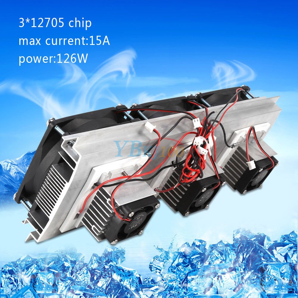 3 Nuclear Semiconductor Refrigeration Thermoelectric Peltier Air Cooling Device