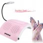 100/220v 60W Nail Suction Dust Collector Manicure UV Gel Tip Set Vacuum Cleanner