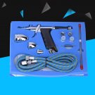 3 Tips 3 Cups Multi-Purpose Gravity Dual-Action Spray Gun Trigger Airbrush coi