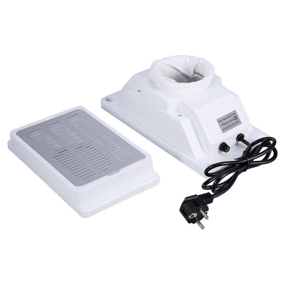 New Nail Dust Suction Collector Fingernail Dirt Collection Machine Cleaning Fan