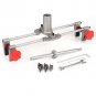 3 Cutters Door Lock Mortiser Fit Jig Mortice Kit w/Wrench Home Improvement Tool