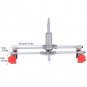 3 Cutters Door Lock Mortiser Fit Jig Mortice Kit w/Wrench Home Improvement Tool