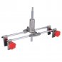 3 Cutters Door Lock Mortiser Fit Jig Mortice Kit w/Wrench Home Improvement Tool