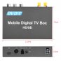 DVB-T Car HD Mobile Digital TV Box Receiver with 2 Antenna Tuners Remote Control