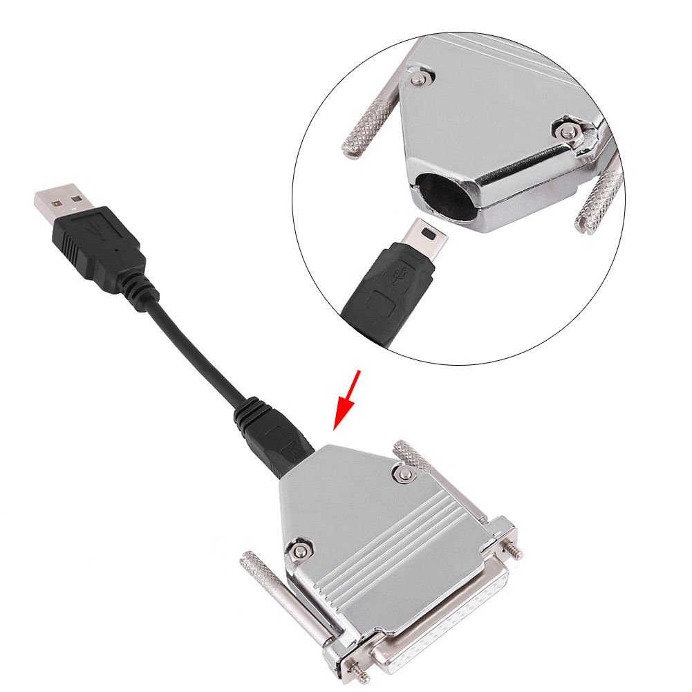 10cm USB Length to Parallel Adapter CNC Controller for Mach3 UC100 Hot