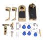 Home Digital Code Electric Touch Screen Entry Door Lock Set w/5 Opening Card Tag
