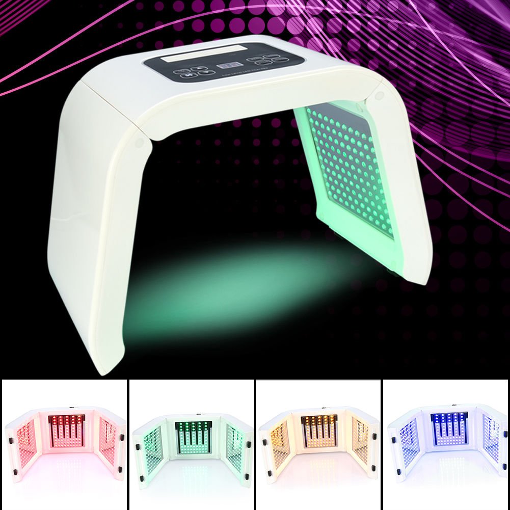 4Colors LED Light Photodynamics Mask Skin Rejuvenation Photon PDT Anti Aging Spa