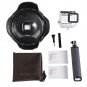 BLACK Underwater Accessories Diving Camera Lens Dome Port Cover for GoPro Hero 5