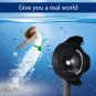 BLACK Underwater Accessories Diving Camera Lens Dome Port Cover for GoPro Hero 5