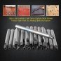20pcs Leather Craft 5mm Carbon Steel Flower Punch Hole Tool for Wallet Belt coi
