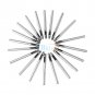 20pcs Leather Craft 5mm Carbon Steel Flower Punch Hole Tool for Wallet Belt coi
