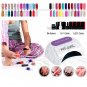 48W Pro CCFL&LED Nail Cure Lamp UV Gel Dryer Light Timer for Gel Polish US/EU TR