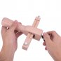 Wood Adjustable Strip and Strap Cutter Leather Hand Cutting Craft Tool + 5 Blade