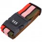 Adjustable Luggage Suitcase Straps Baggage Belt Tie Down Travel Password Lock