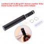 DIY Leather Craft Lacing Lace cord Maker Design Strip Cutter Tool w/ 3 blade coi