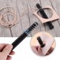 DIY Leather Craft Lacing Lace cord Maker Design Strip Cutter Tool w/ 3 blade coi