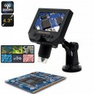 Portable Digital Microscope 3.6MP 600x Sensor Zoom LCD HD Camera Video Amplifier