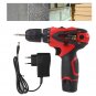 12V Li-ion Battery Cordless Drill High Power Rechargeable Electric Hand Tool coi