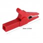 1/10/100X 55mm Red/Black Plastic Alligator Clips Test Lead Crocodile Clamp
