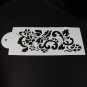 4Pcs Flower Emboss Fondant Cake Stencil Mould Border Side Lace Icing Sugarcraft