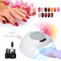 48W Stylish LED & Nail Dryer Gel Builders Drying Curing Lamp Light Manicure Tool