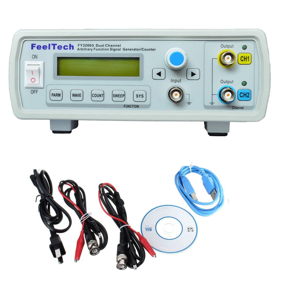 24MHz Dual-Ch Arbitrary Waveform DDS Function Signal Generator Kit FY3224S eco