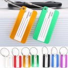 7pcs Aluminium Travel Luggage Baggage Suitcase Address Name ID Tags Label Holder
