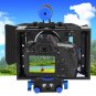 DSLR Camera Cage Video Stabilizer 15mm Rod Rig Follow Focus Matte Box For SONY