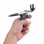 Dual Action Pistol Trigger Airbrush 3 Tips 2 Cups for Art Painting 7CC 10CC coi