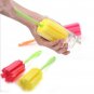 3pc Kitchen Soft Sponge Brush Bottle Cup Glass Washing Cleaning Cleaner Tool New