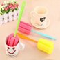 3pc Kitchen Soft Sponge Brush Bottle Cup Glass Washing Cleaning Cleaner Tool New
