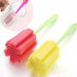 3pc Kitchen Soft Sponge Brush Bottle Cup Glass Washing Cleaning Cleaner Tool New