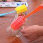 3pc Kitchen Soft Sponge Brush Bottle Cup Glass Washing Cleaning Cleaner Tool New