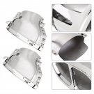 1 Pair Car Exhaust Tail Pipes Muffler Tips for Mercedes Benz W212 2014-2015