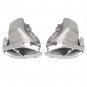 1 Pair Car Exhaust Tail Pipes Muffler Tips for Mercedes Benz W212 2014-2015