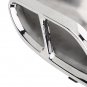 1 Pair Car Exhaust Tail Pipes Muffler Tips for Mercedes Benz W212 2014-2015