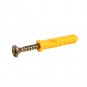 50X Expansion Tube Set Fix Screw Plug Pipe Plastic Wall Mounted Anchor 6 x 30mm