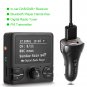 Car DAB DAB Radio Receiver Tuner Bluetooth LCD FM Transmitter Audio +Antenna USB